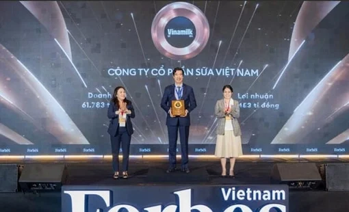 Vinamilk đứng đầu top 25 thương hiệu dẫn đầu 2025 của Forbes Việt Nam