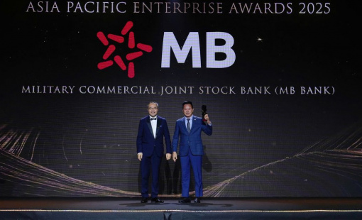 MB lần thứ sáu liên tiếp được vinh danh “Doanh nghiệp xuất sắc châu Á” năm 2025