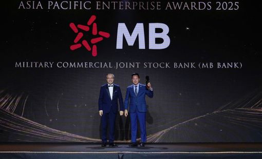 MB lần thứ sáu liên tiếp được vinh danh “Doanh nghiệp xuất sắc châu Á” năm 2025