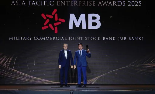 MB lần thứ sáu liên tiếp được vinh danh “Doanh nghiệp xuất sắc châu Á” năm 2025