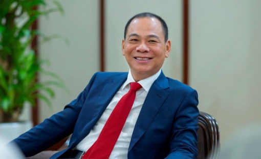 Tỷ phú Phạm Nhật Vượng trở thành người Việt đầu tiên có tài sản trên 20 tỷ USD, lớn hơn cả vốn hóa Vietcombank