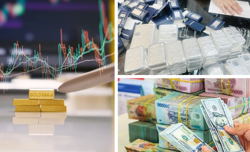 Giá vàng đồng loạt giảm mạnh
