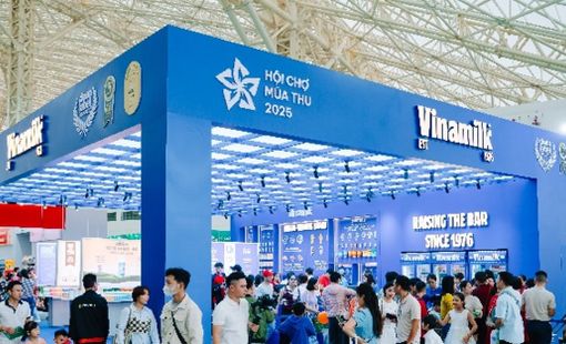 Vinamilk thể hiện "Bản lĩnh Việt Nam - Vươn tầm Quốc tế" tại Hội chợ Mùa Thu 2025