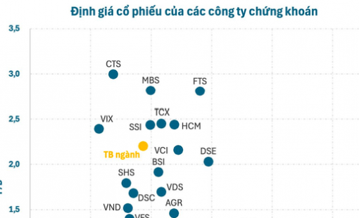 Định giá cổ phiếu các công ty chứng khoán ra sao giữa làn sóng IPO?