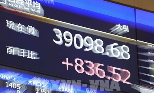 Các thị trường chứng khoán châu Á tăng điểm phiên sáng 12/11