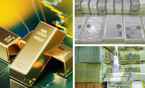 Giá vàng tăng nhẹ, đồng USD thị trường tự do tiếp tục đi lên