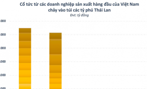 Các tỷ phú Thái Lan “bỏ túi” hơn 35.000 tỷ đồng cổ tức từ Vinamilk, Sabeco, Nhựa Bình Minh...
