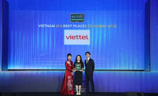 Viettel là nơi làm việc tốt nhất Việt Nam trong 2 ngành: Công nghệ phần cứng, hạ tầng và công nghệ thông tin