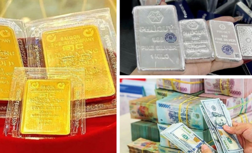 Giá vàng giảm gần 1 triệu đồng/lượng