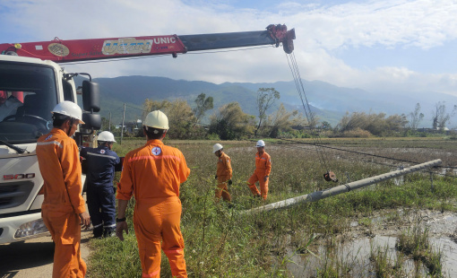 EVNGENCO3 huy động lực lượng hỗ trợ khẩn cấp miền Trung sau bão số 12 và 13