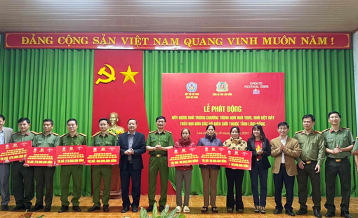 NovaGroup và Hiệp hội Thể thao Công an Nhân dân trao tặng kinh phí xây dựng nhà ở cho người dân có hoàn cảnh khó khăn