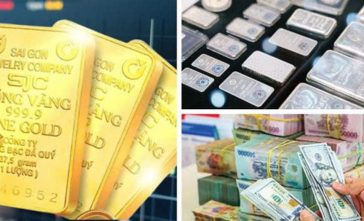 Giá vàng “đứng yên” ngày đầu tuần, đồng USD tăng nhẹ