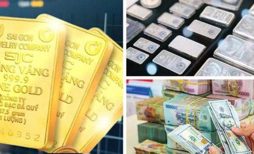 Giá vàng “đứng yên” ngày đầu tuần, đồng USD tăng nhẹ