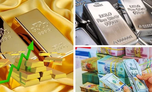 Giá vàng và bạc cùng leo dốc