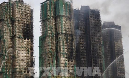 Trung Quốc tổng kiểm tra sau vụ cháy chung cư tại Hong Kong