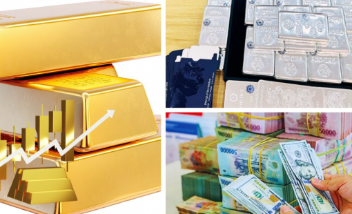 Giá vàng và bạc có một tuần neo cao “ngất ngưởng”