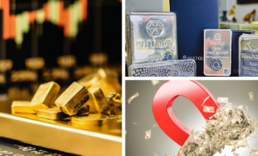 Giá vàng giảm 1,2 triệu đồng/lượng