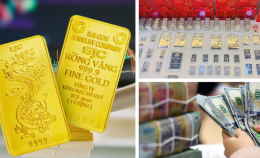 Vàng đứng lại quanh mốc 148,4 triệu đồng/lượng