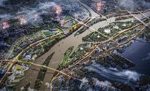 Hà Nội phê duyệt chủ trương đầu tư dự án Trục đại lộ cảnh quan sông Hồng