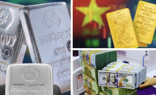 Giá vàng lập đỉnh 159 triệu đồng/lượng, bạc tiếp tục đà tăng