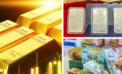 Giá vàng và bạc đều quay đầu giảm sâu