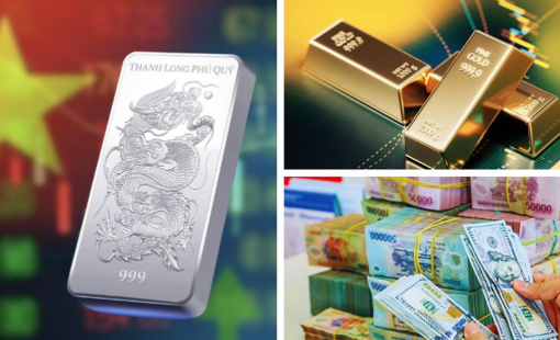 Giá bạc vượt mốc 77 triệu đồng/kg, vàng tăng nhẹ