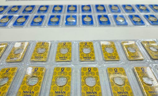 Giá vàng trong nước và USD ngân hàng đồng loạt tăng