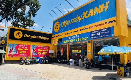 Doanh số chuỗi điện thoại, điện máy của MWG tăng 32% dù giảm hơn 200 cửa hàng