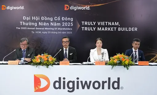 Chủ tịch Digiworld: Chính sách thuế quan không ảnh hưởng đến công ty, sẽ tăng tốc các ngành hàng mới