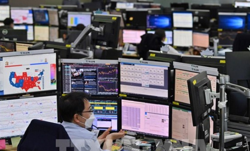 Chứng khoán châu Á diễn biến trái chiều do lo ngại về nợ công của Mỹ