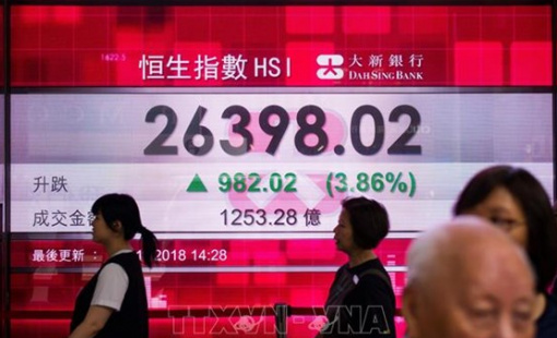 Chứng khoán châu Á khởi sắc trước thềm đàm phán Mỹ-Trung