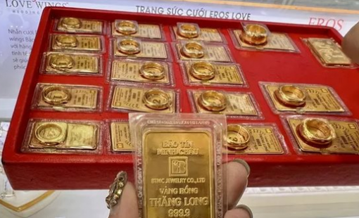 Kết thúc phiên sáng 19/6, giá vàng trong nước đi ngang