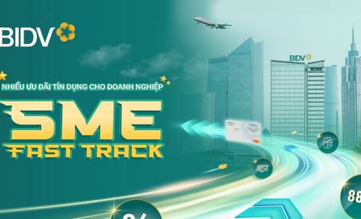 Ưu đãi vay vốn đặc biệt cho doanh nghiệp với BIDV SME Fast Track