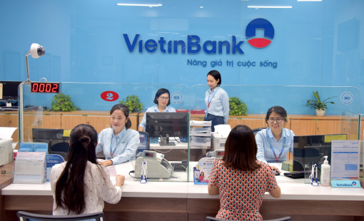 6 tháng, tăng trưởng tín dụng của VietinBank đã đạt 10%