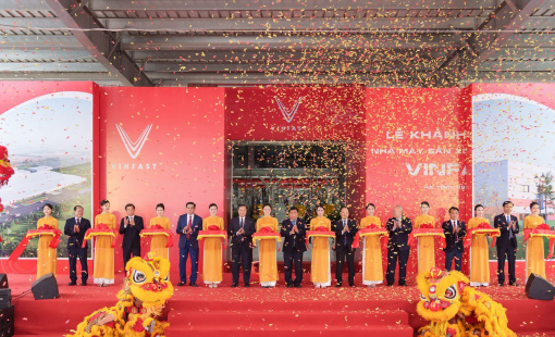 Vinfast khánh thành nhà máy sản xuất ô tô điện thứ 2 tại Việt Nam