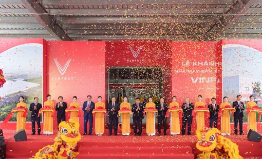 Vinfast khánh thành nhà máy sản xuất ô tô điện thứ 2 tại Việt Nam