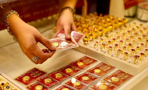 Giá vàng trong nước tăng 10,47% trong tháng 5