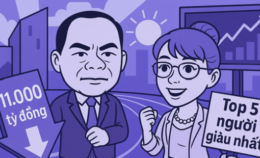 Bà Nguyễn Thị Phương Thảo trở lại Top 5 người giàu nhất khi VJC, HDB tăng vọt, ông Trương Gia Bình vào lại top 10 với khối tài sản 13.100 tỷ đồng