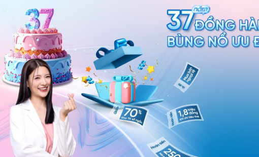 37 năm đồng hành - bùng nổ ưu đãi cùng VietinBank