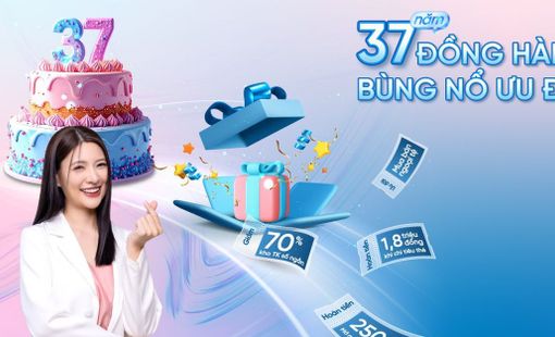 37 năm đồng hành - bùng nổ ưu đãi cùng VietinBank