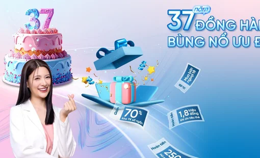 37 năm đồng hành - bùng nổ ưu đãi cùng VietinBank