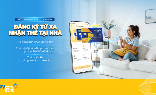 Chạm là mở thẻ – PVcomBank tiên phong trải nghiệm ngân hàng số