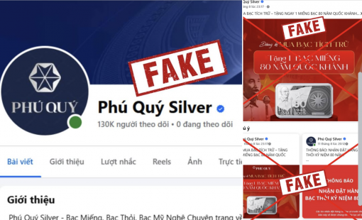Phú Quý: “Fanpage giả mạo bán thỏi bạc 80 năm Quốc khánh rất tinh vi”