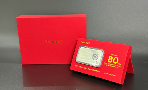 Bạc thỏi kỷ niệm 80 năm Cách mạng tháng 8 và Quốc khánh 2/9 của Phú Quý “cháy hàng” chỉ sau 8 tiếng mở bán