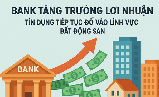 Các ngân hàng TMCP "gặt hái" lợi nhuận khủng, tín dụng vẫn đổ vào bất động sản