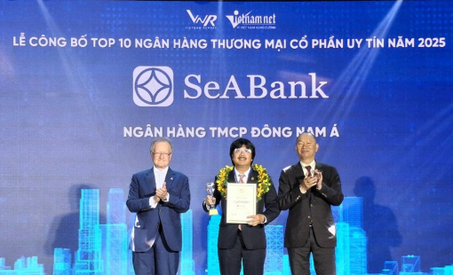 Top 10 Ngân hàng thương mại tư nhân uy tín tiếp tục gọi tên SeABank