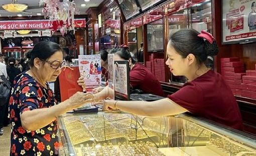 Giá vàng miếng sáng 12/9 giảm tiếp 500 nghìn đồng/lượng