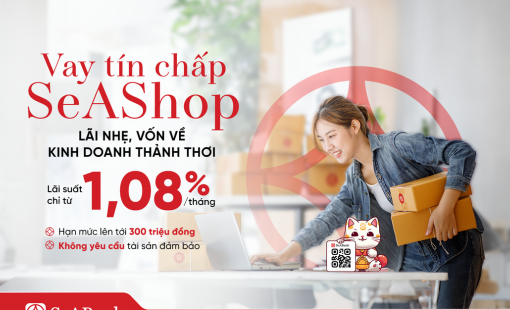SeABank ra mắt gói vay tín chấp SeAShop: Giải pháp vốn cho hộ kinh doanh