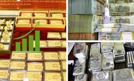 Vàng tăng 2 triệu đồng/lượng trong tuần, bạc vượt mốc 14 năm, xu hướng dòng tiền trú ẩn tiếp tục dâng cao