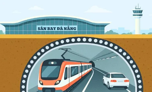 Đường hầm 10.000 tỷ có tàu điện ngầm qua sân bay Đà Nẵng: Ai đứng sau?